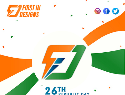 Happy Republic Day branding design graphic design illustration logo post soicalmedia ui ux vector
