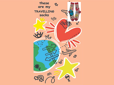 Art Work - Talking Socks graphic design