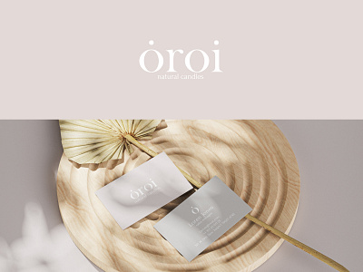 Oroi- Logo design for natural candles company branding design graphic design logo logo design mockup typography vector