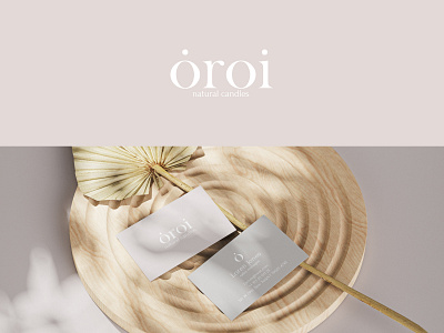 Oroi- Logo design for natural candles company