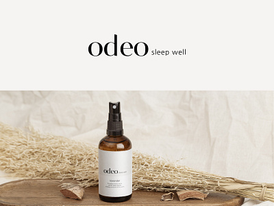 Odeo- Logo design for pillow sprays branding design graphic design illustration logo logo design typography vector