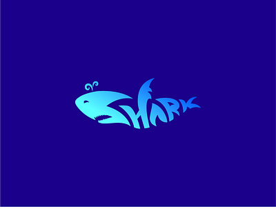 Shark Word mark Logo design logo wordmark