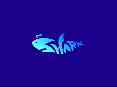 Shark Word mark Logo