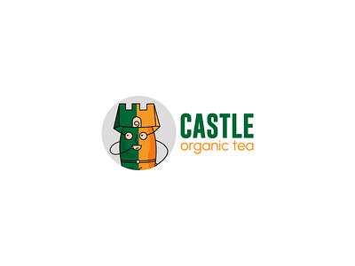 Castle tea Logo branding graphic design logo