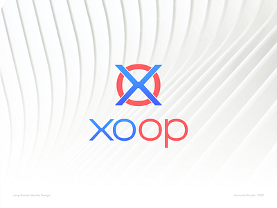 xoop Brand Identity Design 2022 app appicon blue branding design graphic design icon logo logodesign vector