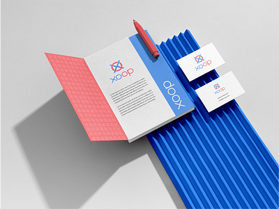 xoop Brand Identity Design 2022 app appicon blue brand identity branding design graphic design illustration logo visual identity