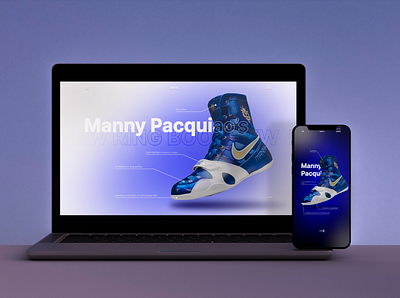 Manny Pacquiao's design graphic design ux
