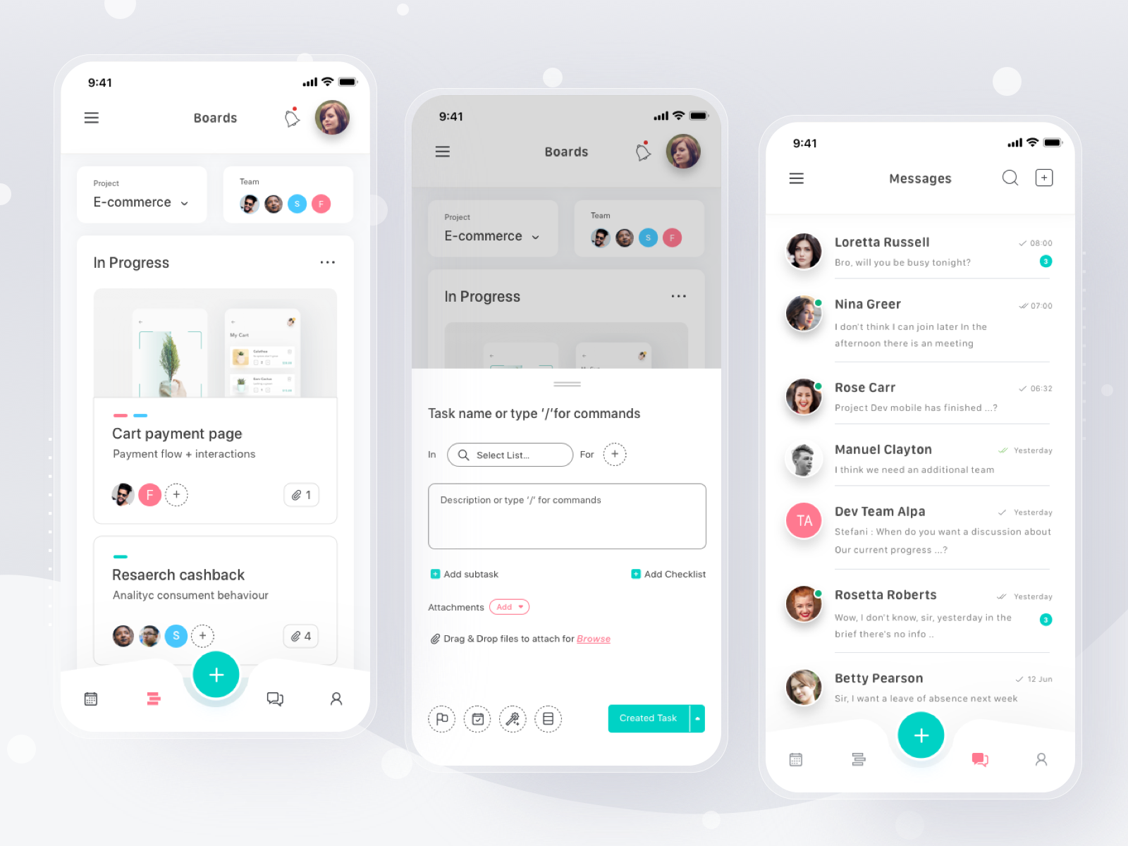 Work Management App by Sulton handaya for Pelorous on Dribbble