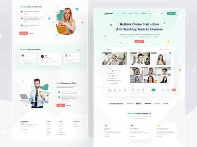 Claroom Landing Page