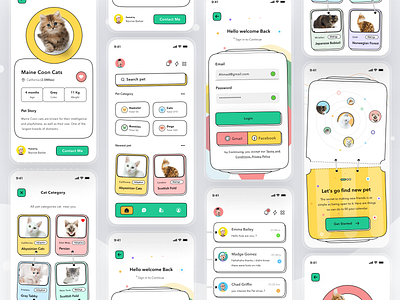 Pet Finder App by Sulton handaya for Pelorous on Dribbble