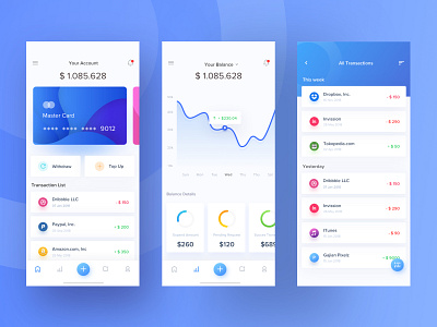 e-chain wallet app by Sulton handaya for Pixelz on Dribbble