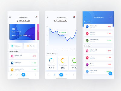 e-chain wallet app by Sulton handaya for Pixelz on Dribbble