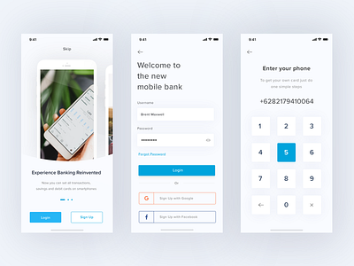 Mobile Bank App by Sulton handaya for Pixelz on Dribbble