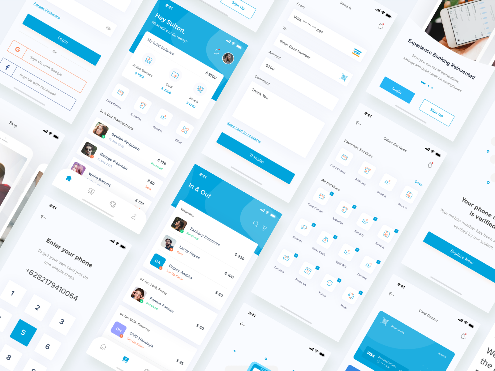 Mobile Bank App by Sulton handaya for Pixelz on Dribbble