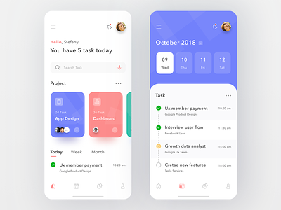 Task Management App by Sulton handaya for Pixelz on Dribbble