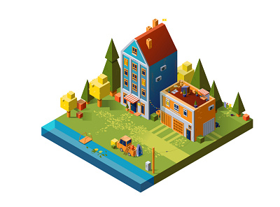 isometric illustration vector изометрия