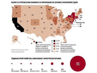 Infographic: Gun laws in USA