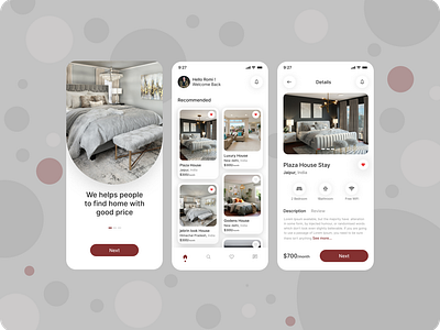 new Ui design for furniture app