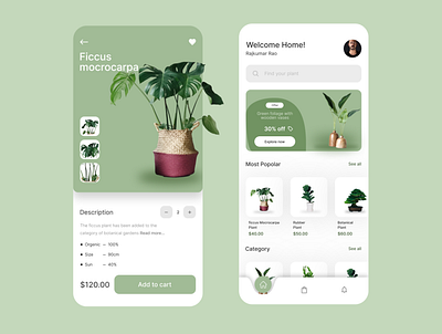 planta app ui design 3d app branding design designer graphic design illustration logo mobile mobile app plant ui uiux uiuxdesigner ux vector web webdesigner