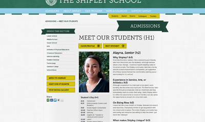 Shipleyschool Profile brignt school design texture