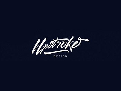 Upstroke Design branding bw design graphic illustration lettering logo mark print vector