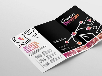 Graphic Trifold Brochure graphic design illustration logo typography ux