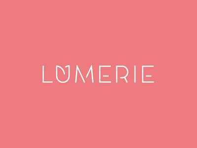 Lumerie Dribble flower logo jewelry logo logo logodesign logomark typographic logo