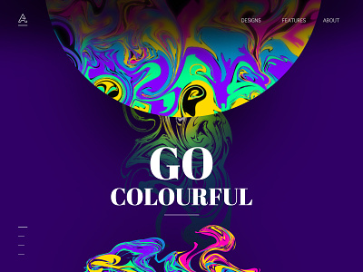 #GoColour abstract style creative illustration graphic design ui