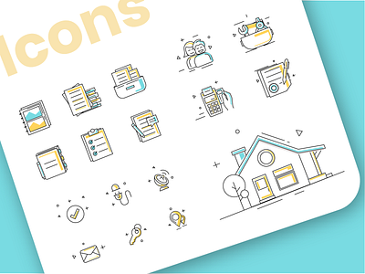 Icons app branding creative illustration icon ui vector