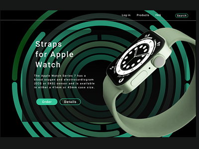 Apple Watch Straps branding design digital figma illustration ui