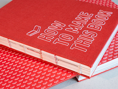 How to Make this Book book bookbinding diy embroidered thesis type