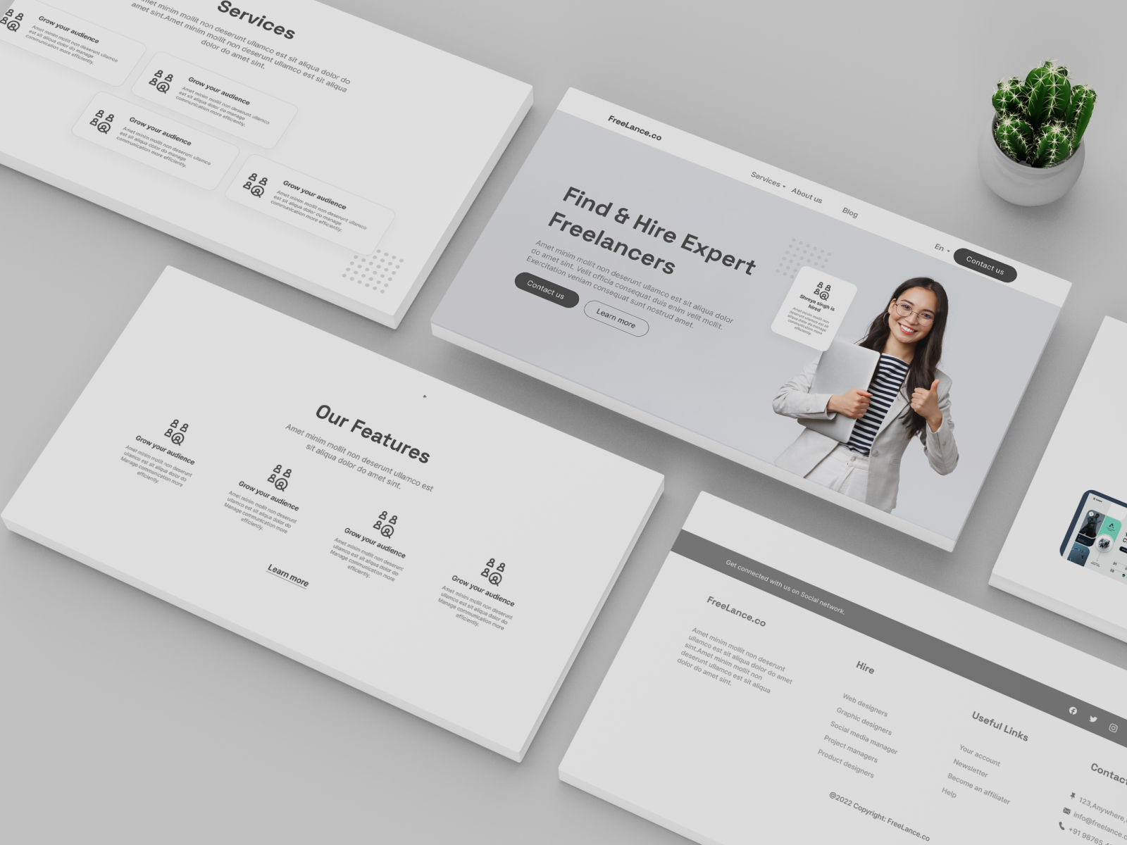 Freelance UI design by Mohit Attri on Dribbble