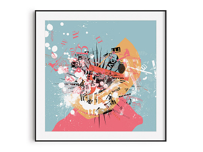 Curious abstract abstract art art artist artwork collage design typogaphy typography art