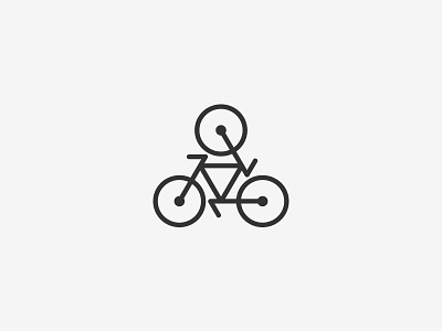 Bicycle bicycle bike cycling geometry logo mark sport