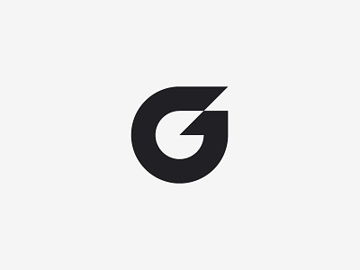 G-drop brand drop emblem g geometry letering letter logo logotype minimal sign simple