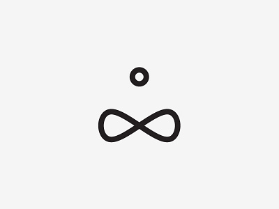 Infinity Spirit brand infinity logo meditation minimal sign simple spirit yoga