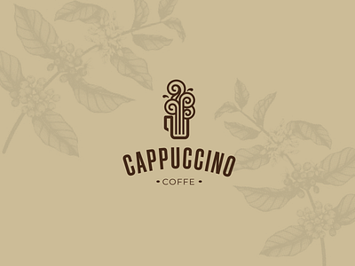 Cappuccino Coffe I Logo Design branding branding and identity brandingagency challenge accepted coffee coffelogo design icon illustrator logodesign logoinspiration minimal