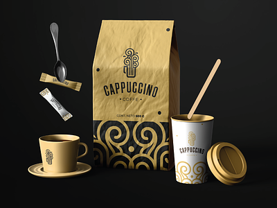 Cappuccino Coffe I Logo Design branding branding and identity coffe coffedesign concept design icon illustration illustrator logo logodesign logoinspiration
