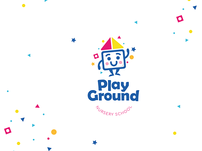 PLAYGROUND Nursery School Logo Design app branding branding and identity brandingagency design dribbblers dribbbleshot illustrator logo logodesign logoinspiration typography vector