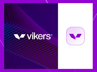 Vikers Studio Logo branding design graphic design logo logomark typography
