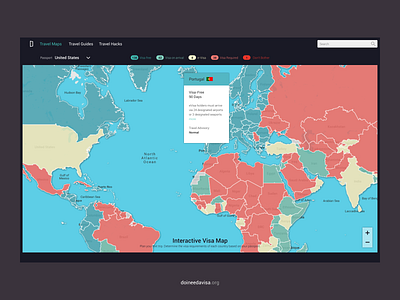 (Interactive) Visa Map