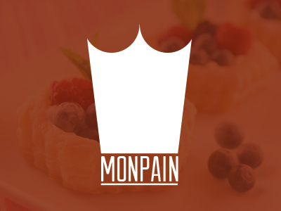 Mon Pain concept logo #2 agadir bakery cake logo maroc mon pain pastry round