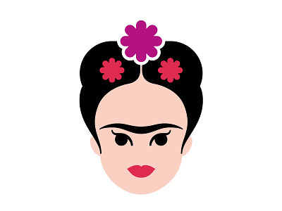 Frida character character design culture exhibition icon illustration museum vector illustration