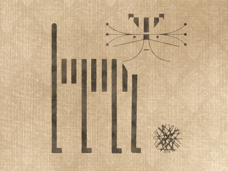 Stripes for MINISCHIRN icon museum exhibition educational character design children illustration culture character