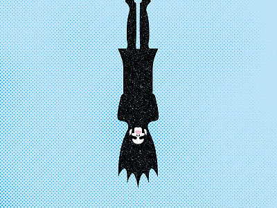 He's just hanging around character character design frankfurt icon illustration