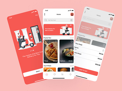 Food Delivery App delivery app figma mobile app ui ui design user interface