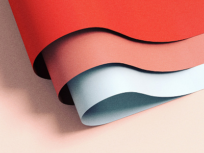3 folds 3d c4d cinema4d design graphicdesign maxon minimal minimalist papercraft