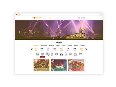 Clandestina curatorial cultural programming brand cultural interface responsive ui ux ux design web
