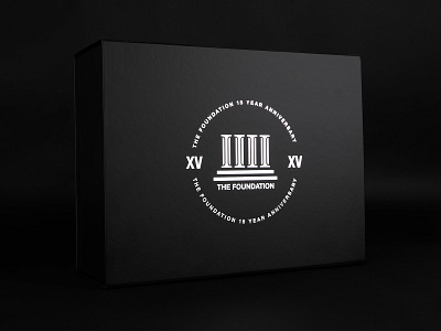 The Foundation 15 Year Anniversary Invite branding graphic design packaging