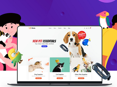 Pet Shopify store dropshipping pet website shopify shopify expert woocommerce